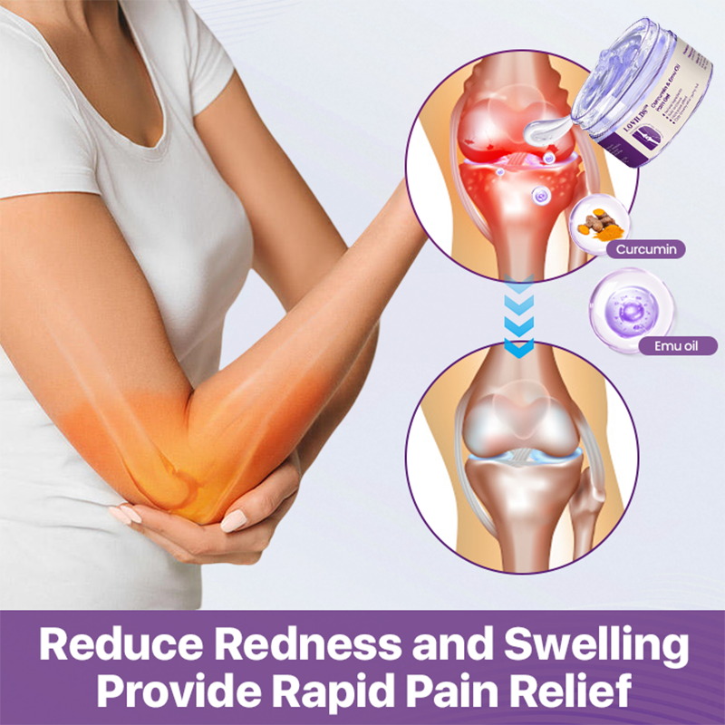 LOVILDS™ Curcumin & Emu Oil Pain Gel – 🏥Backed by US Osteopathic Experts