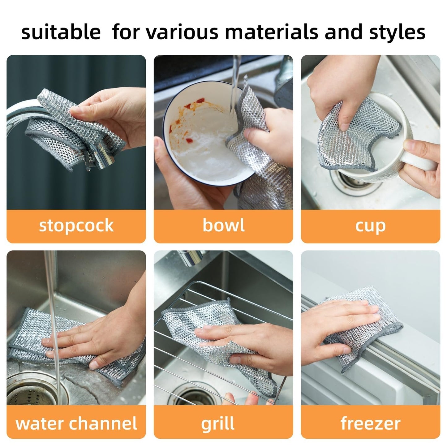 ✨2025 Multipurpose Wire Miracle Cleaning Cloths
