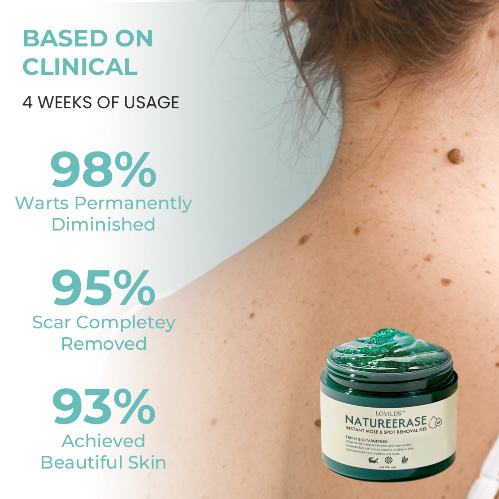 ✅Official Store: LOVILDS™ NatureErase Instant Mole & Spot Removal Gel