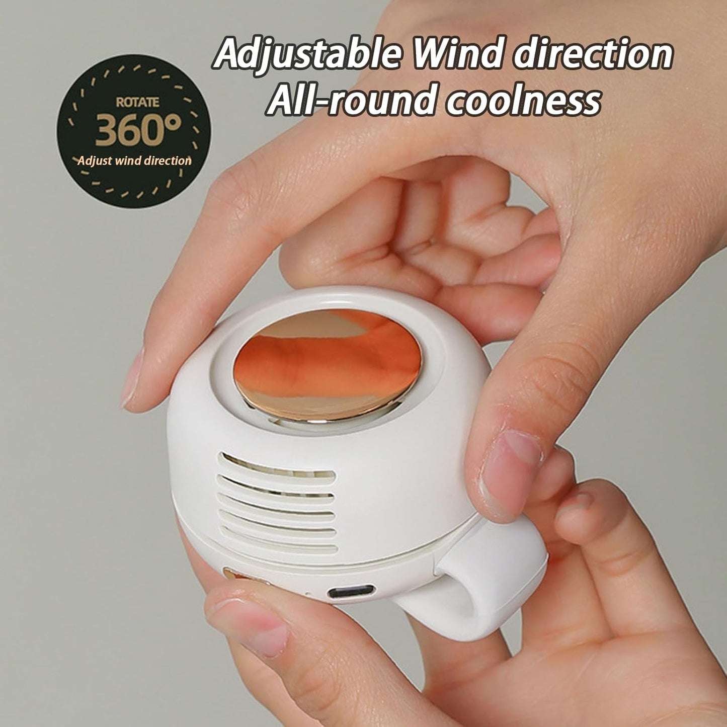 🔥2025 Portable Silent Powerful Mini Bladeless Electric Fan(🔥Last Day 70% OFF)