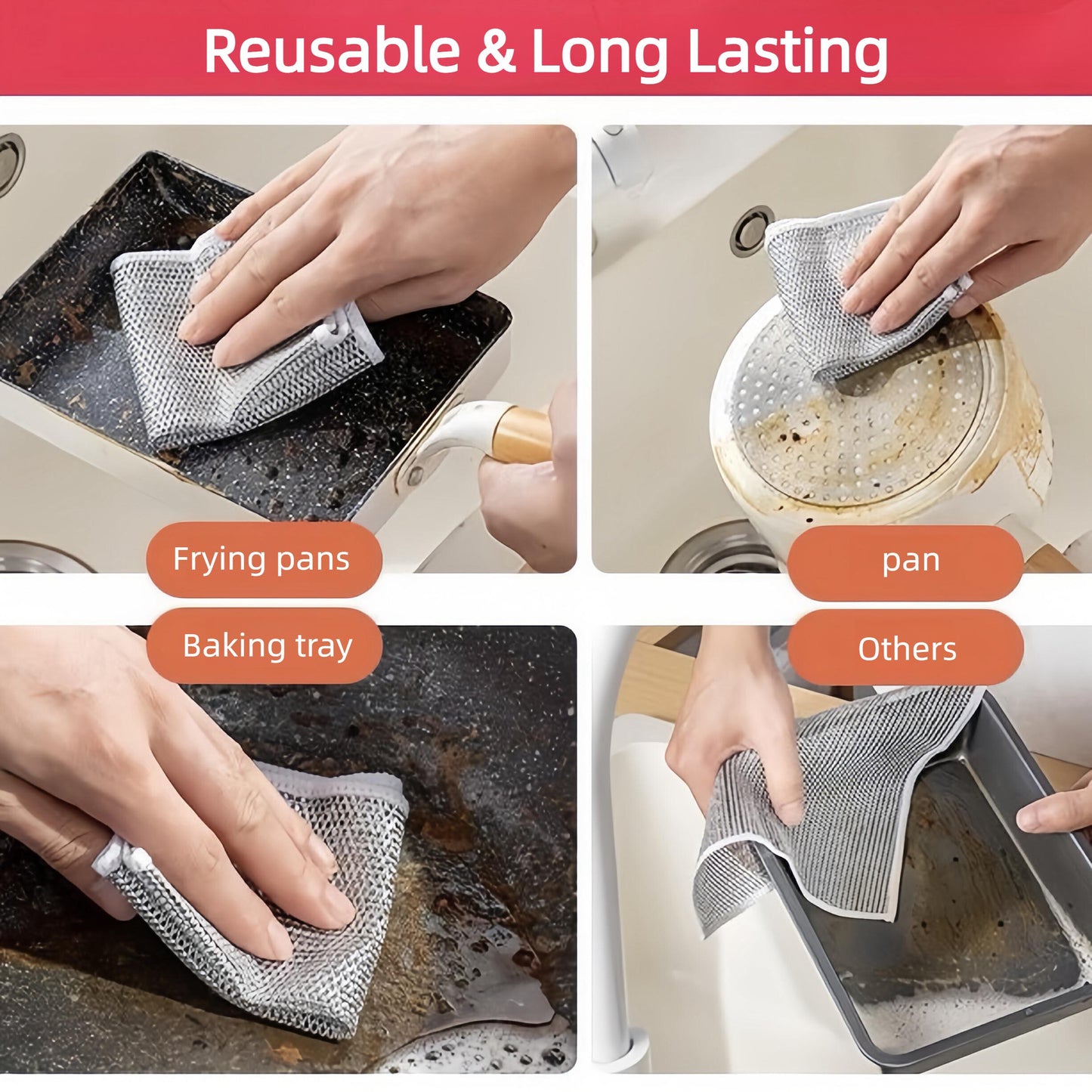 ✨2025 Multipurpose Wire Miracle Cleaning Cloths