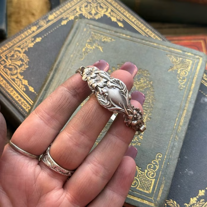 🔥Last Day 70% OFF✨Handmade Sterling Spoon Bangle - Made From Authentic Silver-Plated, Vintage Silverware