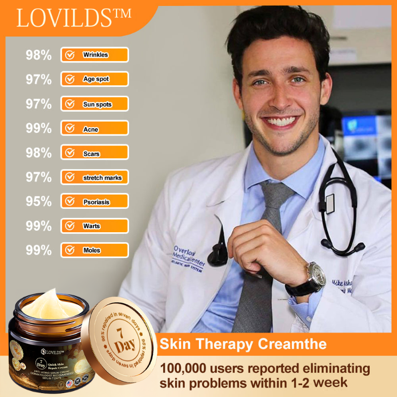 ✅ Official store: LOVILDS™ 7-Day Multi-Effect All-in-One Skincare Cream (AAD Recommended)👨‍⚕️⭐