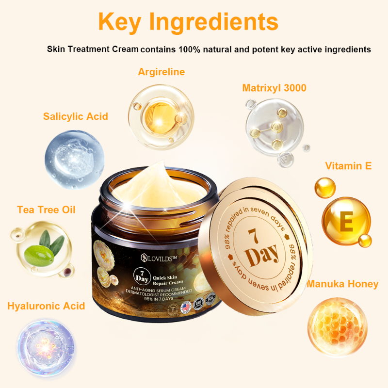 ✅ Official store: LOVILDS™ 7-Day Multi-Effect All-in-One Skincare Cream (AAD Recommended)👨‍⚕️⭐