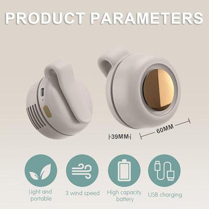 🔥2025 Portable Silent Powerful Mini Bladeless Electric Fan(🔥Last Day 70% OFF)