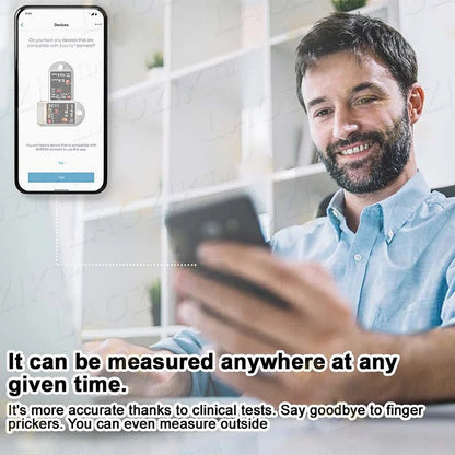 💥 Alisanda™ 3-in-1 Health Monitor Painless Testing - Extremely Fast Readings - Accurate Tracking ✅ Blood Glucose ✅ Heart Rate ✅ Blood Oxygen All in One!