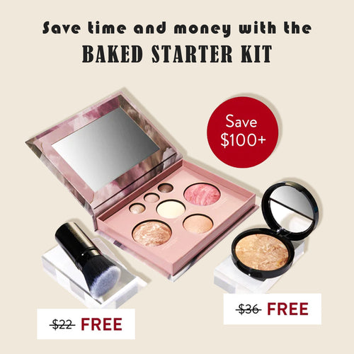 💄Encounter a delicate makeup look and unlock the Baked Starter Kit (3PC)🥐
